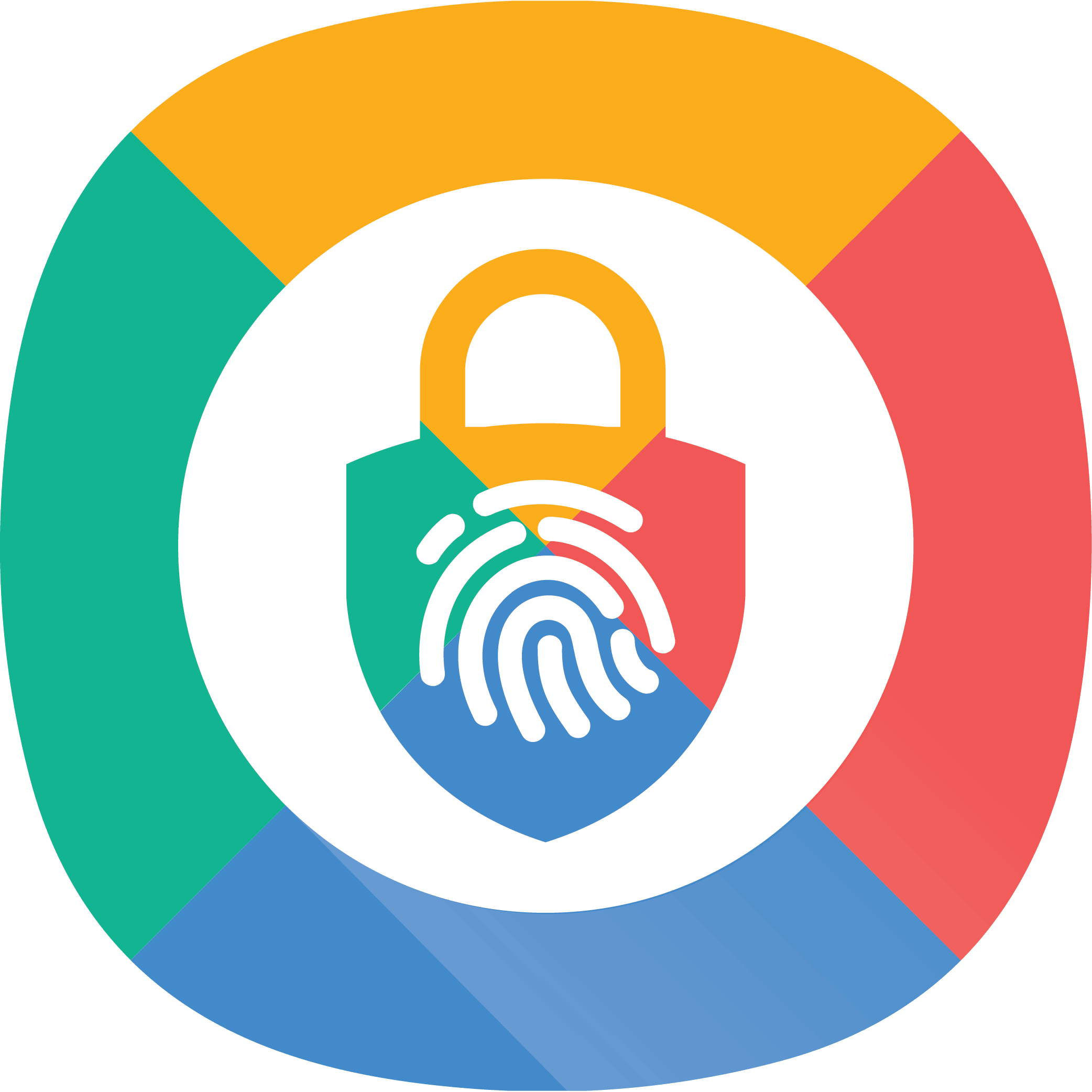 Official App Lock and Gallery Vault interface shown on mobile devices
